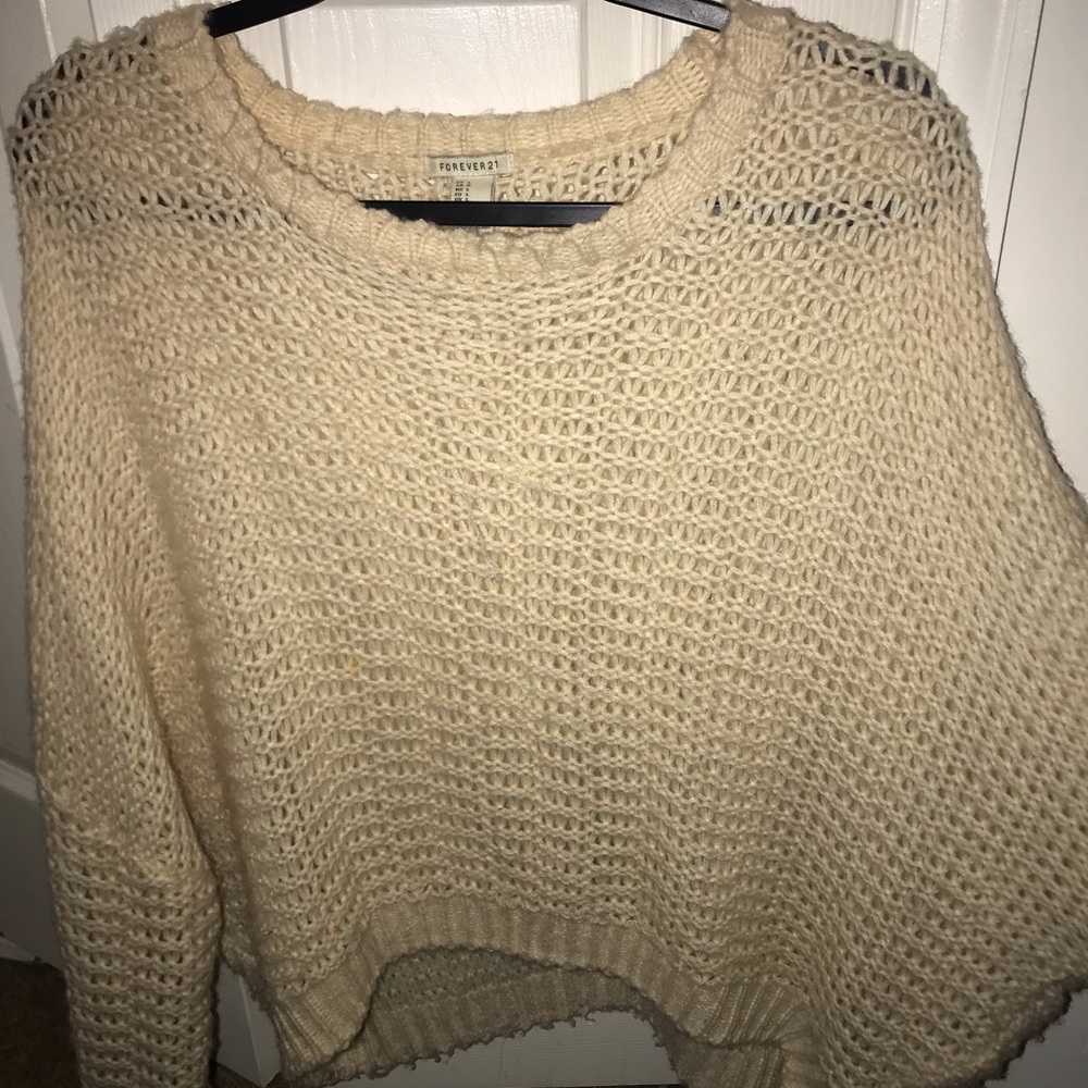 FOREVER 21 Chunky Purl-knit Sweater